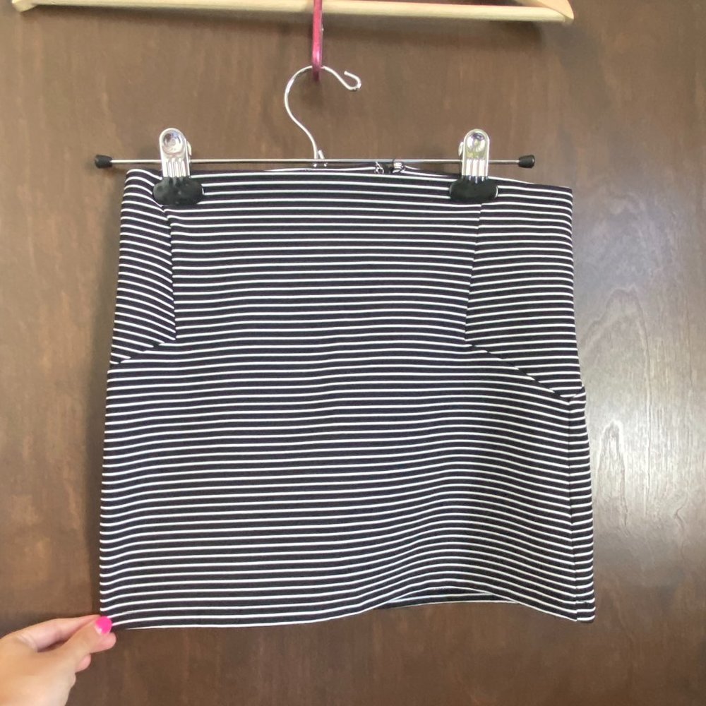 Striped Miniskirt Bodycon